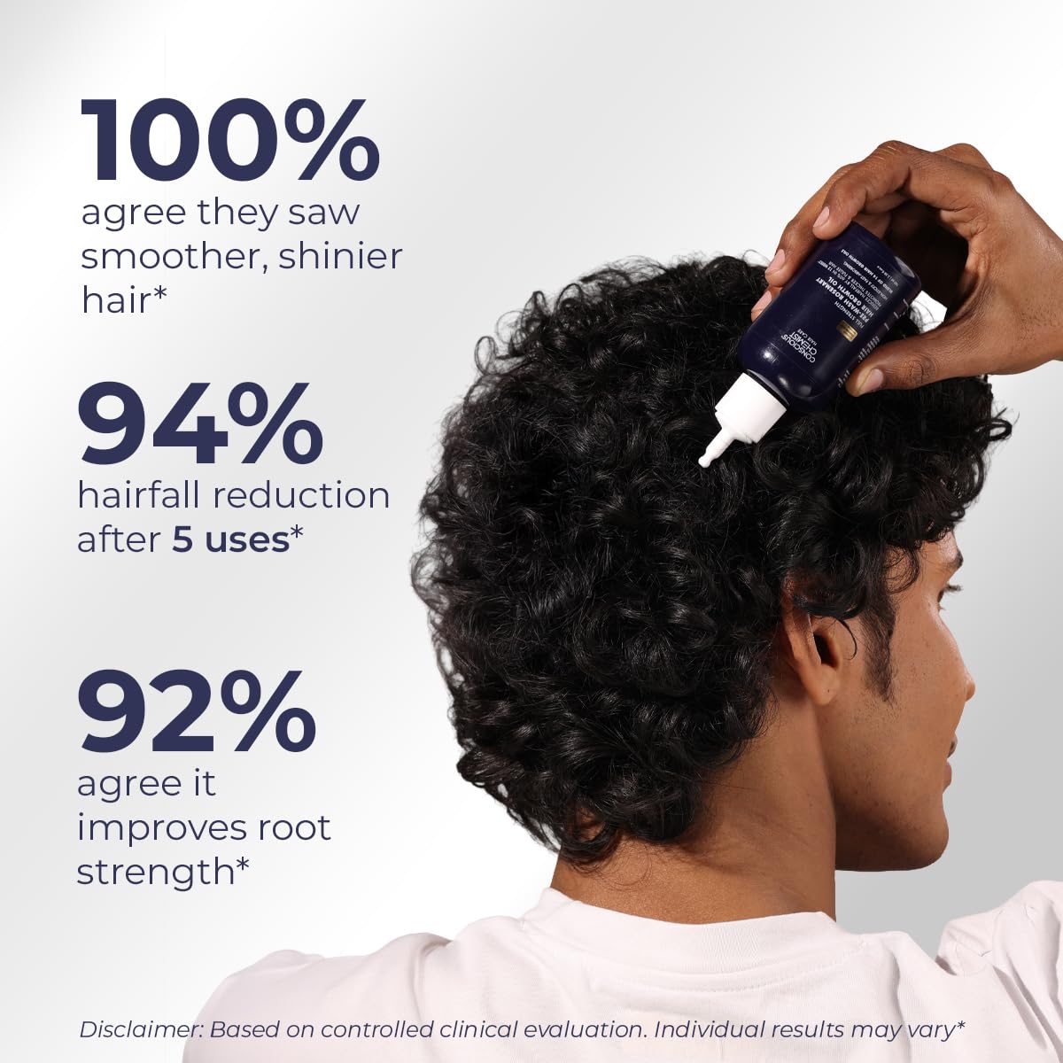 Conscious ChemistÂ® Full Strength Hair Growth Oil | Rosemary, Red Onion & Moringa | With Yeast Extract | 14 Oil Complex | Reduces Hair Fall, Nourishes Scalp & Promotes Hair Growth | For All Hair Types | Women & Men | 100ml