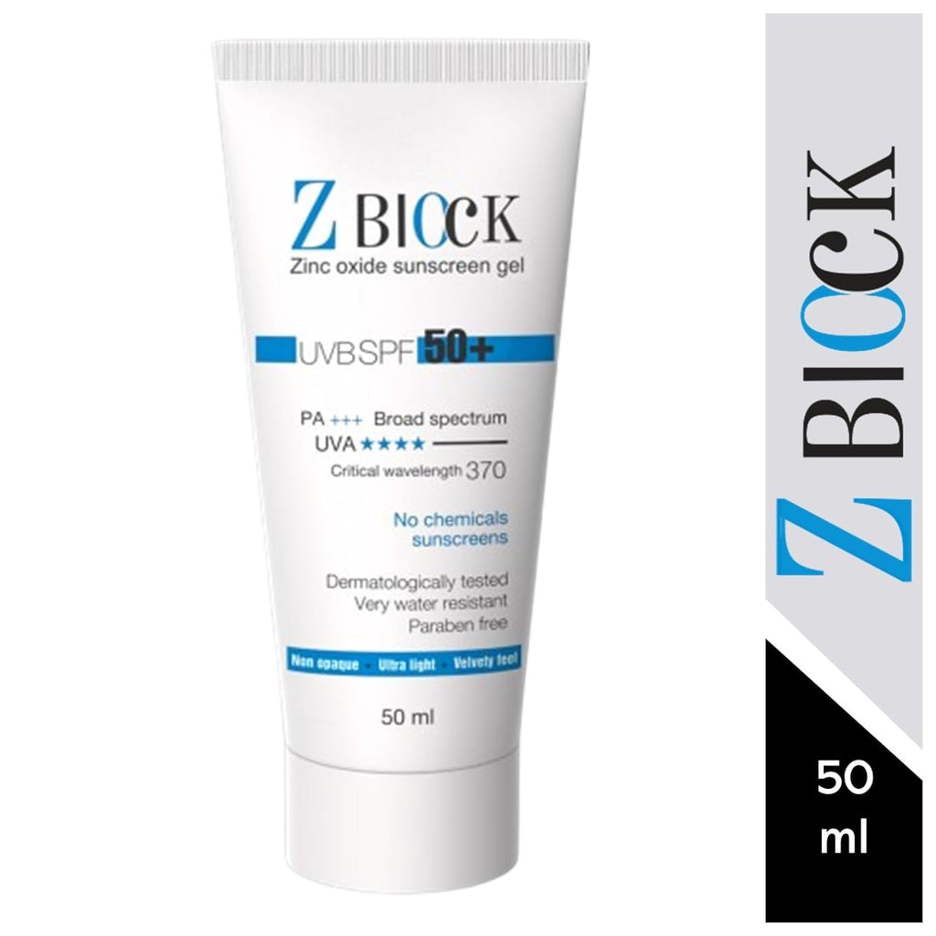Sanaxia Cosmetics, Z-Block 25% Zinc Oxide Sunscreen Gel, Spf 58, 50 Ml, All Skin Type