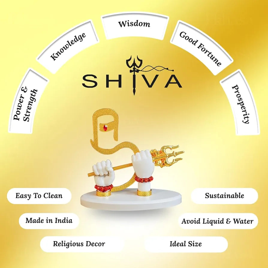 Ekhasa Resin Lord Shiva Hands with Trishul Idol