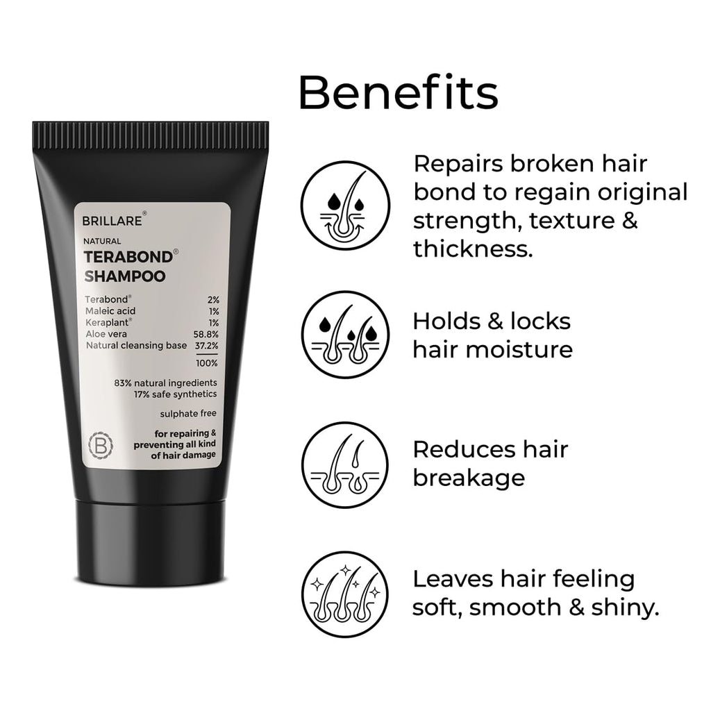 Brillare Mini Terabond Shampoo For Smooth, Manageable Hair (12 ML)