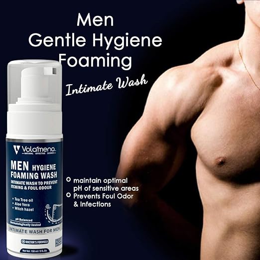 Volamena Men Gentle hygiene Foaming Wash Intimate Wash for Men - 150 ml