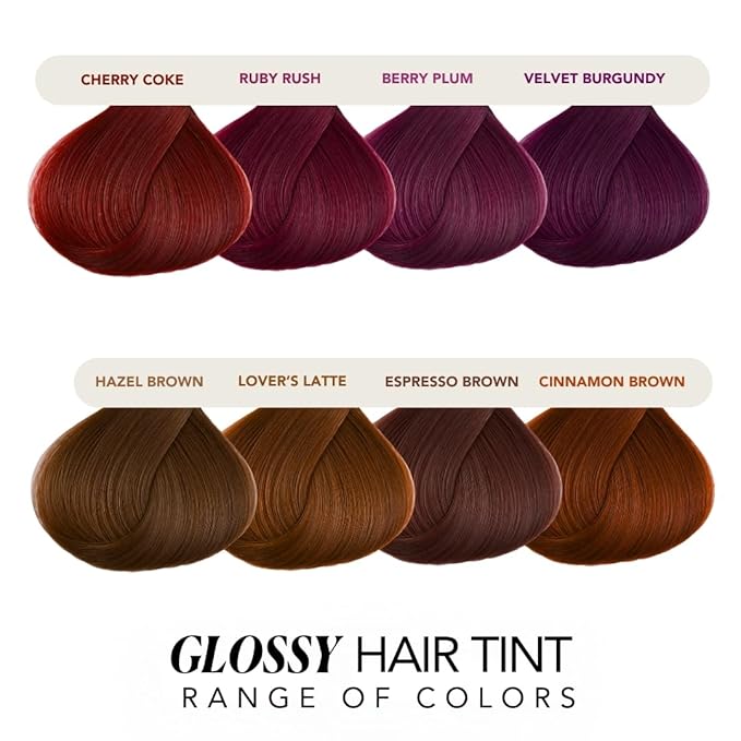 Paradyes No Bleach Glossy Hair Tint, Ammonia-free Formula for Natural Black Hair - 160 Gms | Golden-Brown | Lover's Latte