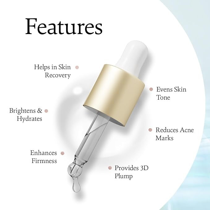 Indulgeo Essentials 5 Molecular Complex Hyaluronic Acid Lightweight Face Serum - 6 ml