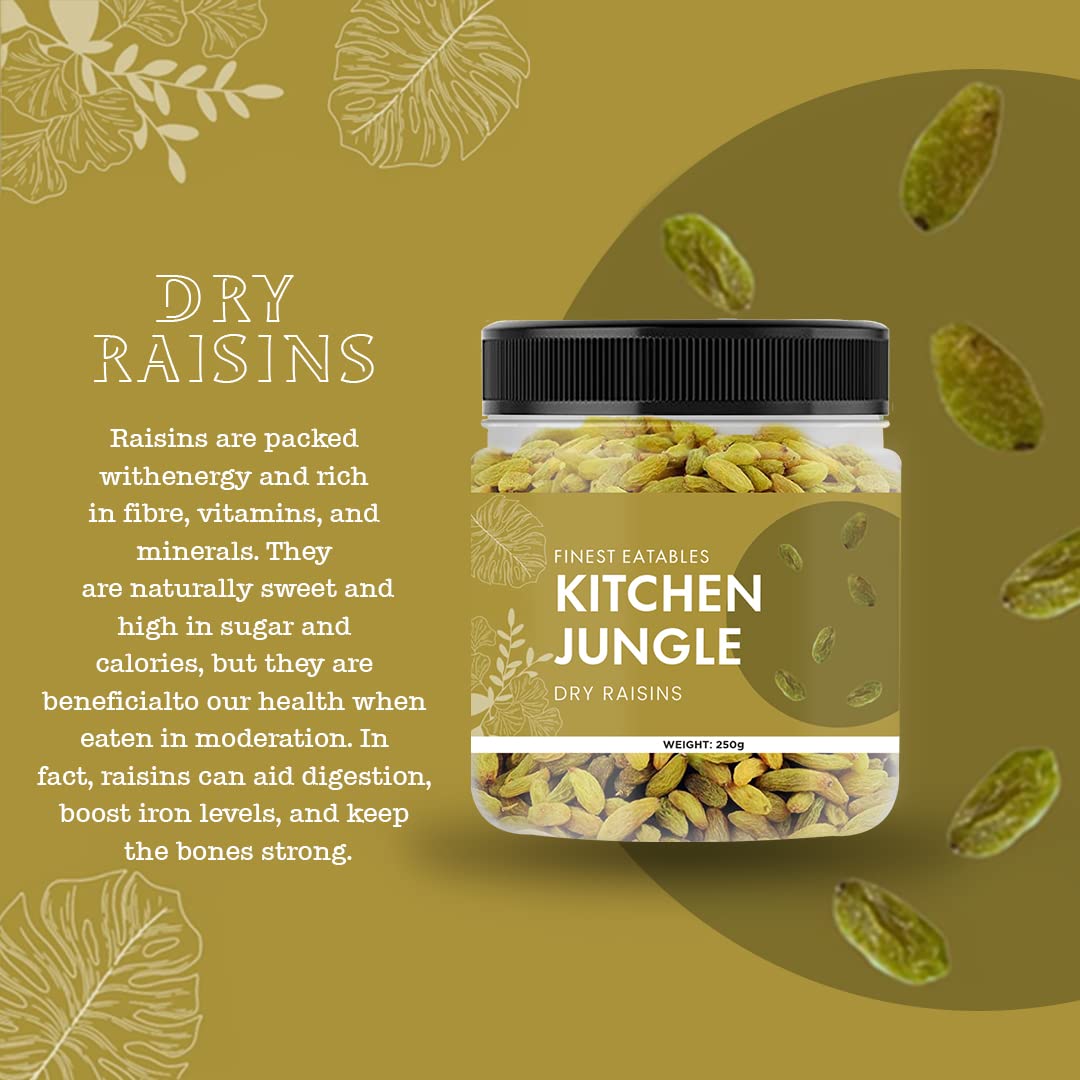 Kitchen Jungle (Raisins Kishmish) 250gm Jar