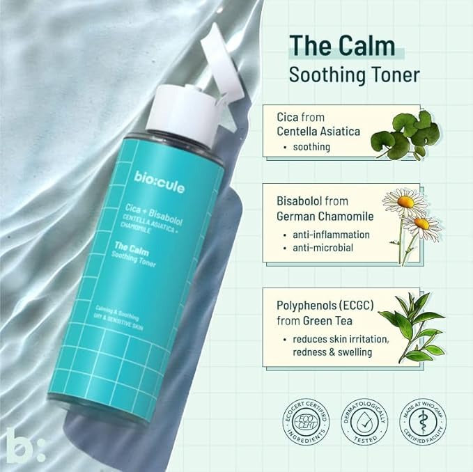 Biocule The Calm Soothing Toner Drop - 100 ml