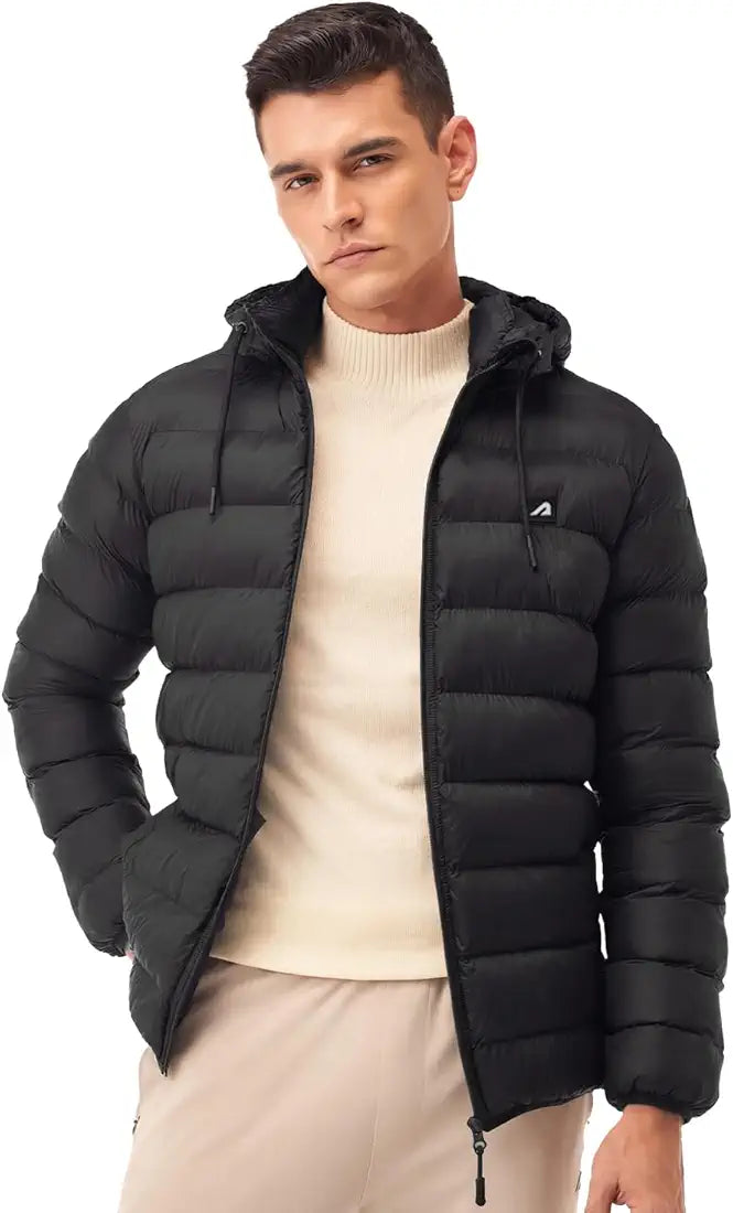 Boldfit Jacket For Men Winter Wear Nylon Winter Standard Length Jacket