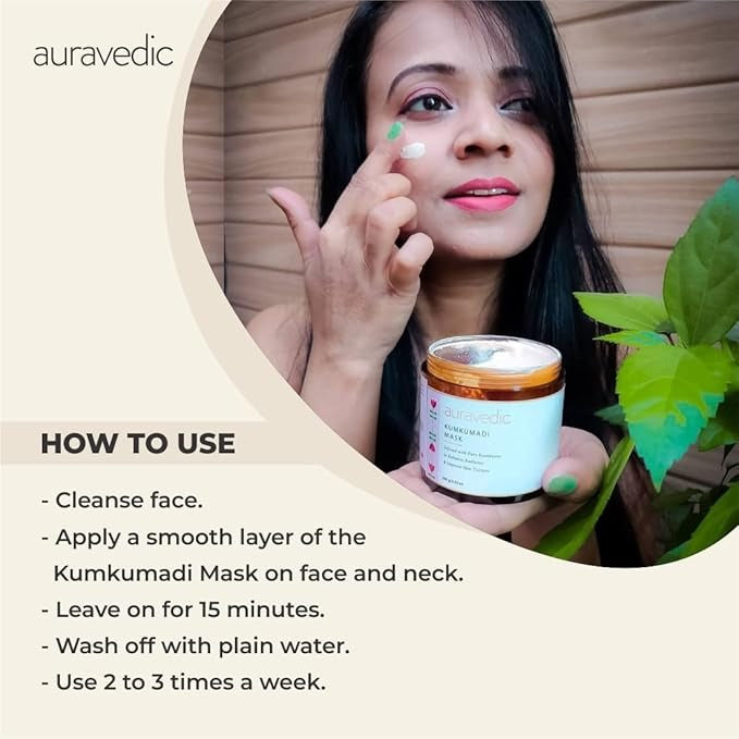 Auravedic Kumkumadi Face Mask - 100 gms