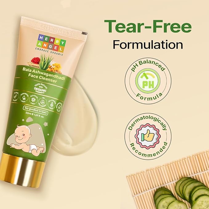 Herby Angel Face Cleanser for Babies & Kids - 50 ml
