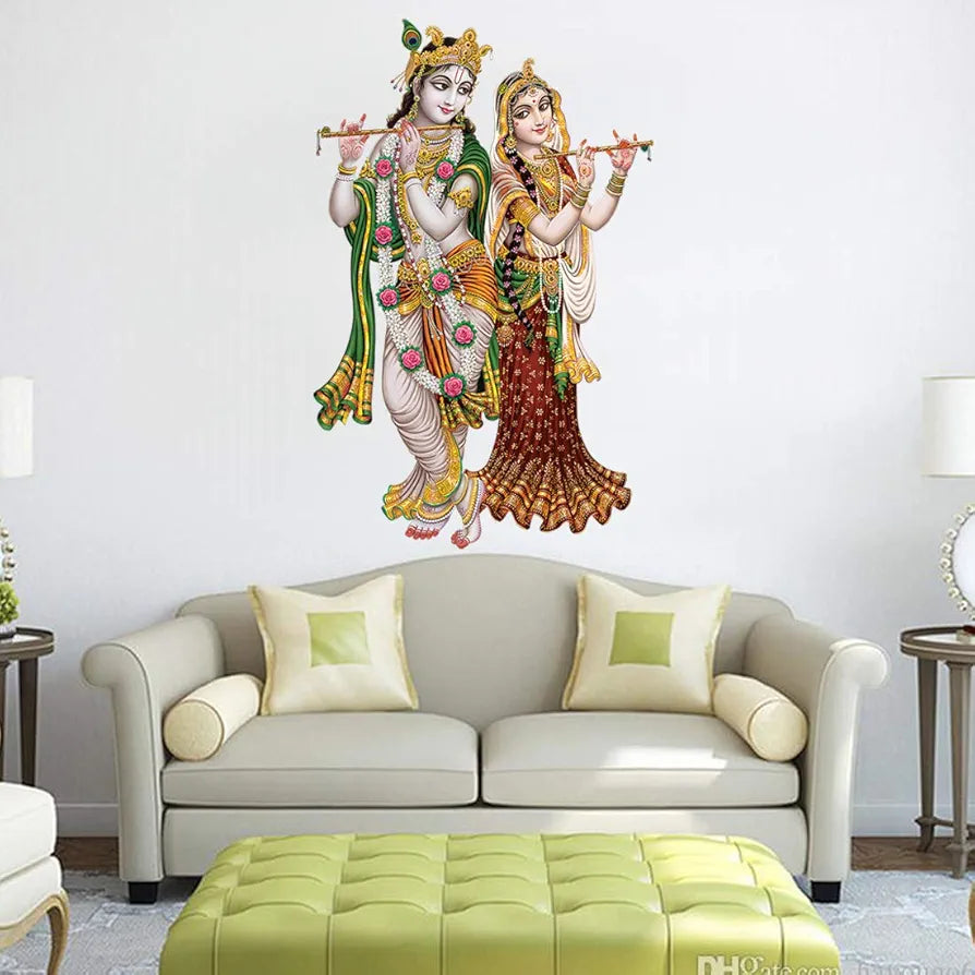 Rangoli White Glossy Vinyl Wall Sticker Premium Self-Adhesive Waterproof Parent-7 Design-3