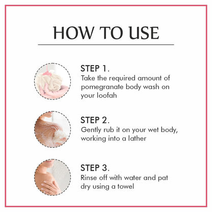 Nuerma Science Pomegranate Body Wash | For Soft & Glowing Skin