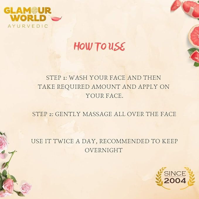 Glamour World Ayurvedic Glow Young Moisturiser - 50 ml (Pack of 2)