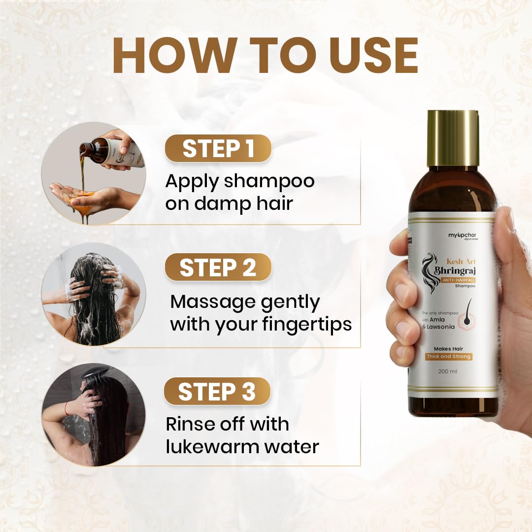 Myupchar Ayurveda KeshArt Bhringraj Anti Hairfall Shampoo - 200 ml