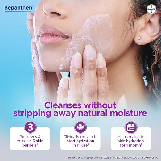 Bepanthen SensiControl Daily Gentle Hydrating Face Wash - 80 ml