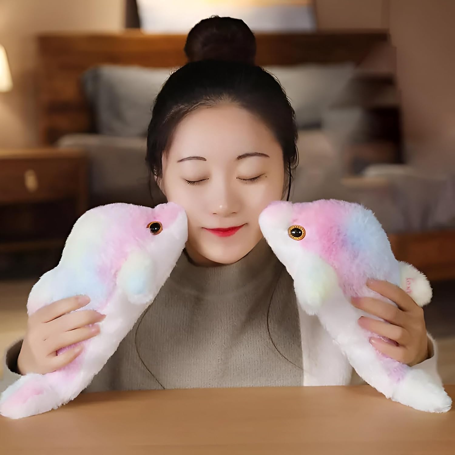 Tickles Dolphin Soft Stuffed Plush Sea Animal Pillow for Kids 50 cm