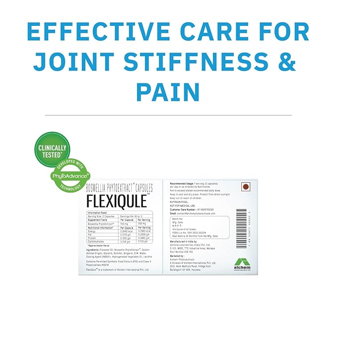 Alchemlife Flexiqule Natural  Joint Support10 Capsules | Pack of 2