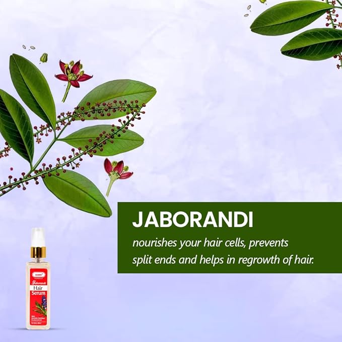 Sunny Herbals Hair Serum Enriched With Jaborandi & Basil & Essential Oils - 100 ml