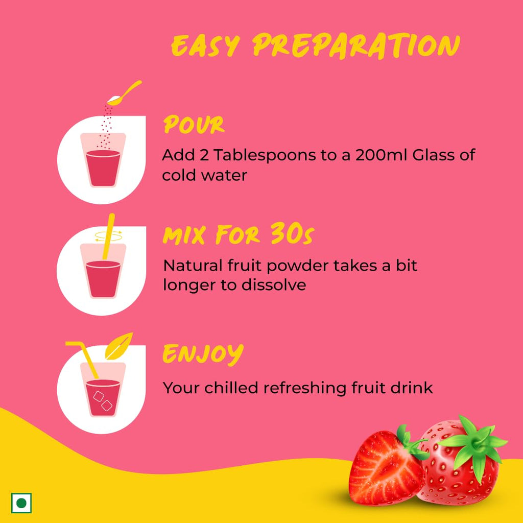 Good Monk Fruit Drink Mix (Natural Mixed Berries Powder), 50% Less Sugar with 8 Vitamins & Minerals (Vitamin B12, C, D, Iron & more) | Tasty & Healthy Mix for Hydration, Energy, Immunity, 10 Serves