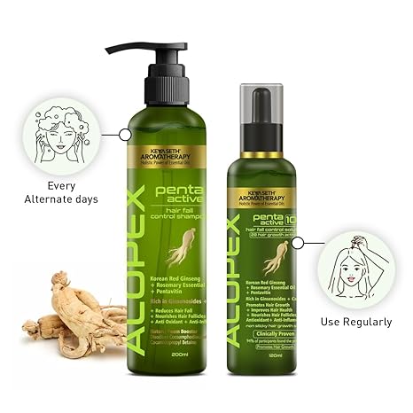 Keya Seth Aromatherapy Alopex Penta Active Hair Fall Control Shampoo - 200 ml