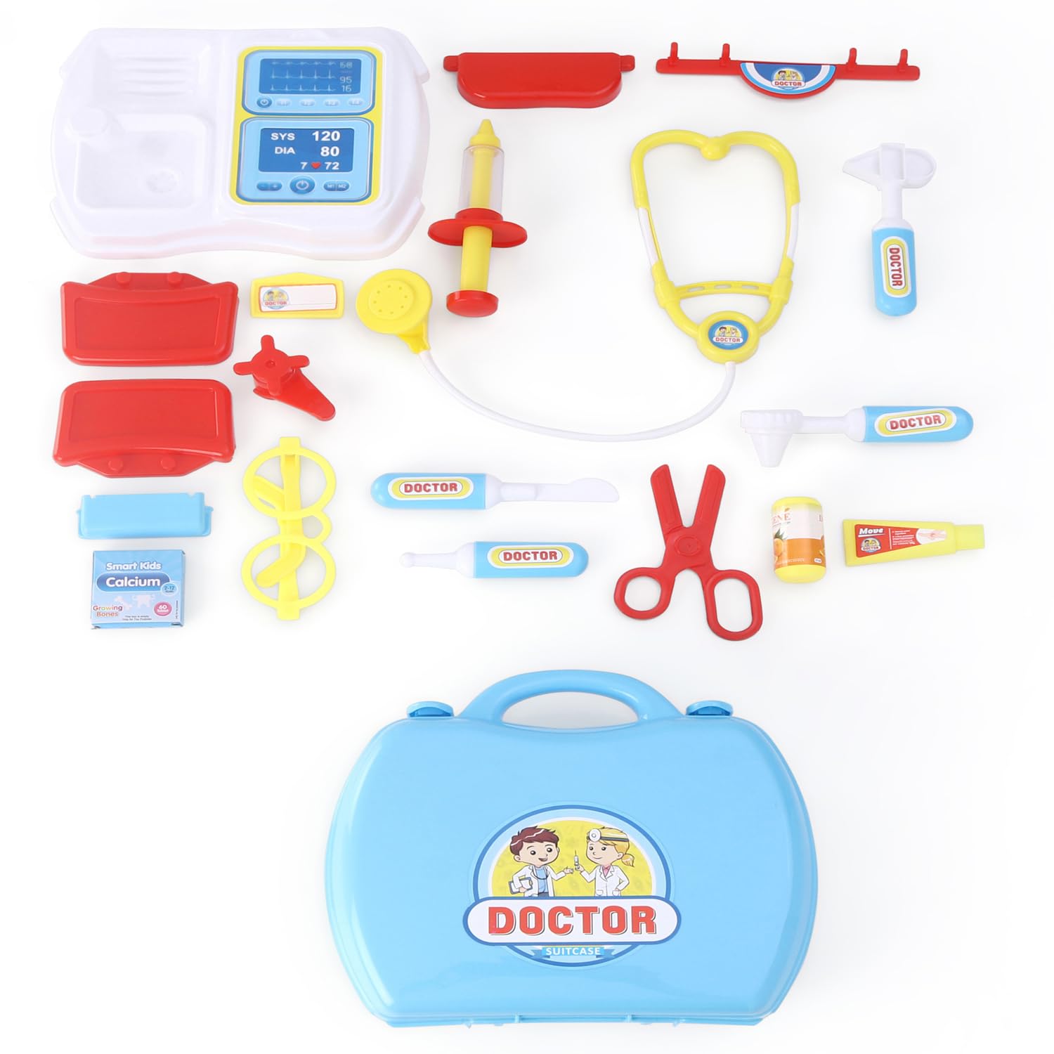 Play Nation 21 Pcs Hello Doctor Suitcase Premium Playset