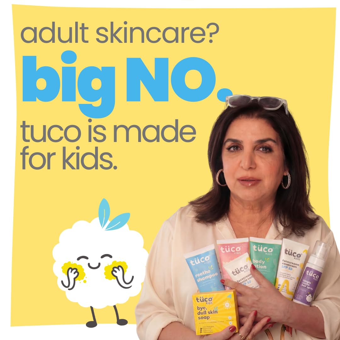 TucoÂ® Oat Body Lotion for Kids | 48Hrs Moisturization | 3-15 Yrs | Enriched with Vitamin E, Aloe Vera, Almond | Lightweight, Non-Greasy | All Skin Type | Dermat Tested | SLS & Paraben free | 50ml