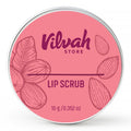 Vilvah Lip Scrub | Exfoliates & Removes Dead Skin, Reduces Lip Pigmentation & Tan, Heals Chapped & Cracked Lips, Moisturising Care with Lemon Oil, Avocado Oil & Shea Butter, For Men & Women, 10g