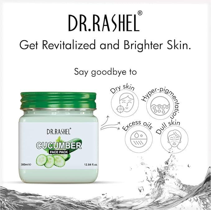 Dr.Rashel Cucumber Face Pack for Glowing Skin - 380 ml