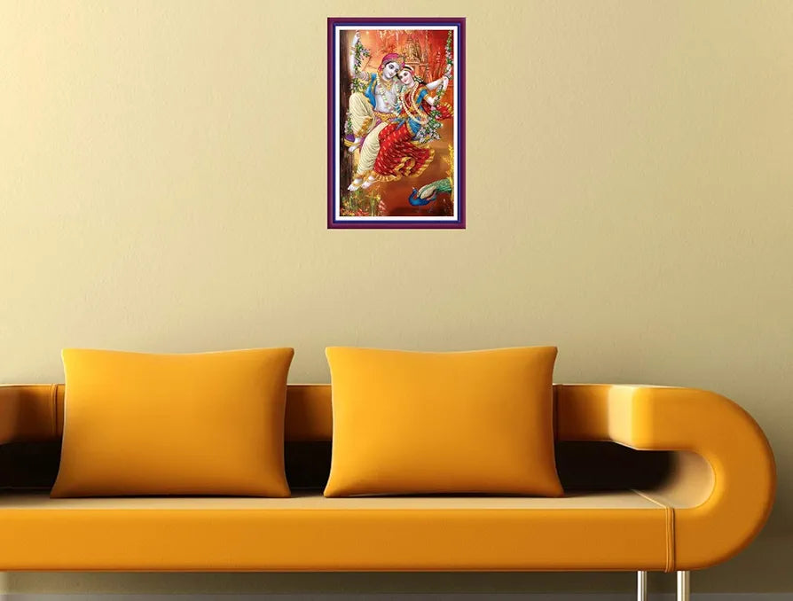 Rangoli MDF Wall Stick Decorative Panel 12x18 Wall Art P-1 Design-9