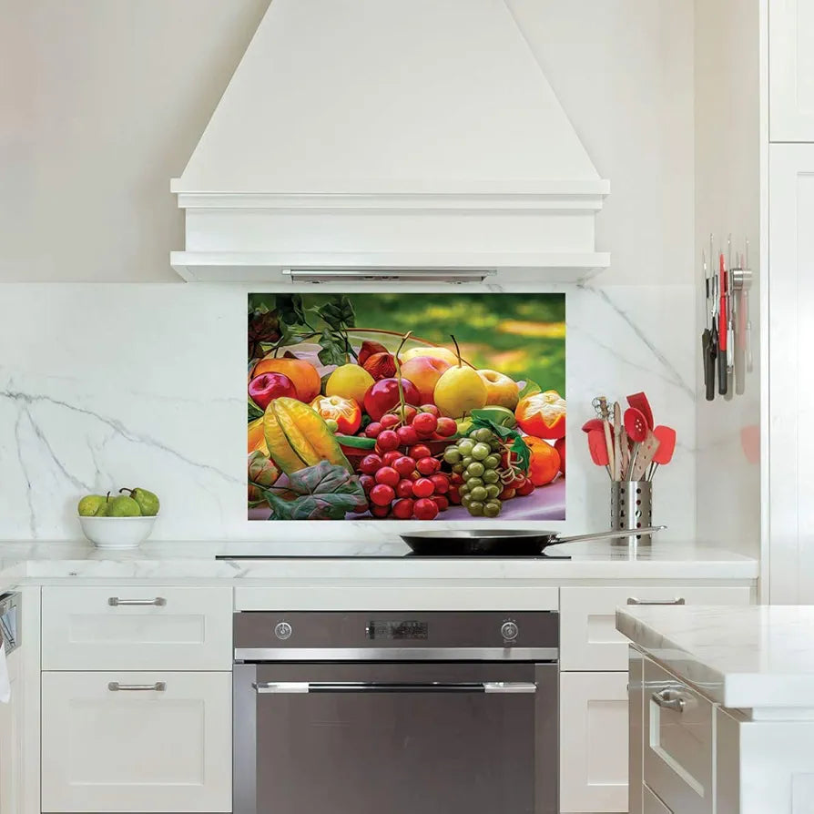 Rangoli Design PVC Stickers Waterproof Laminated Wall Stickers Stylish Kitchen Art 70or50 cm Size