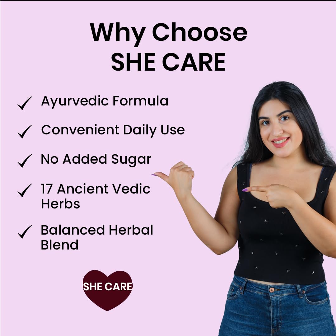 Growfitz She Care Herbal Juice 1000ml | Advanced Ayurvedic Formula for PCOS/PCOD, Hormonal Balance & Period Health | With Shatavari, Ashok Chaal, Amla & Giloy | No Added Sugar