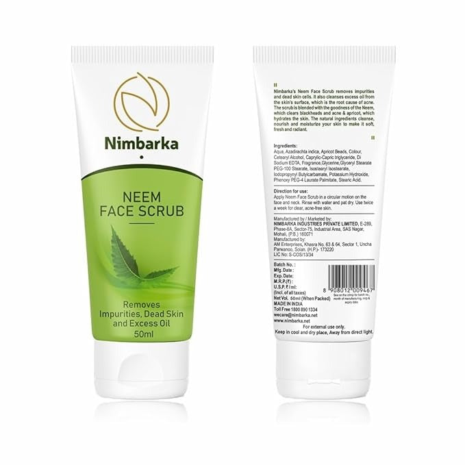 Nimbarka Neem Face Scrub - 50 ml