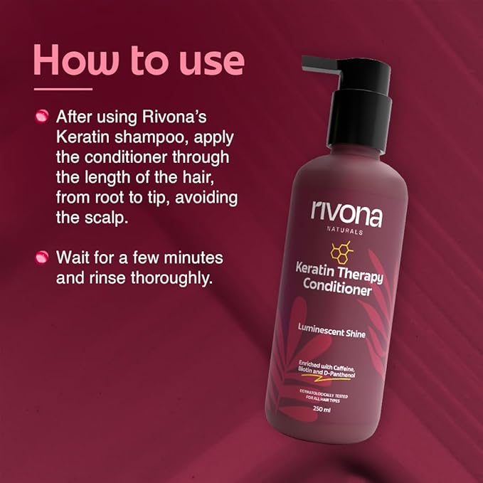 Rivona Naturals Keratin Therapy Conditioner - 250 ml