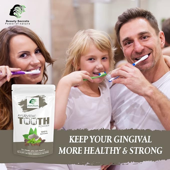 Beauty Secrets Ayurvedic Tooth Powder For Complete Oral Care - 50 gms