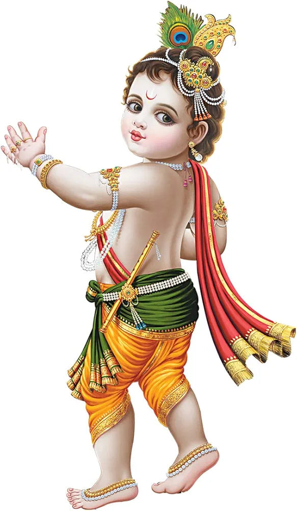 Rangoli White Glossy Vinyl Wall Sticker Premium Self-Adhesive Waterproof Parent-6 Design-25