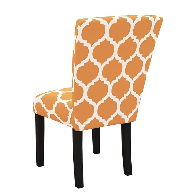 Story@Home Elastic Stretch Removable Washable Short Dining Chair Cover set of 1 Piece Colour Beige
