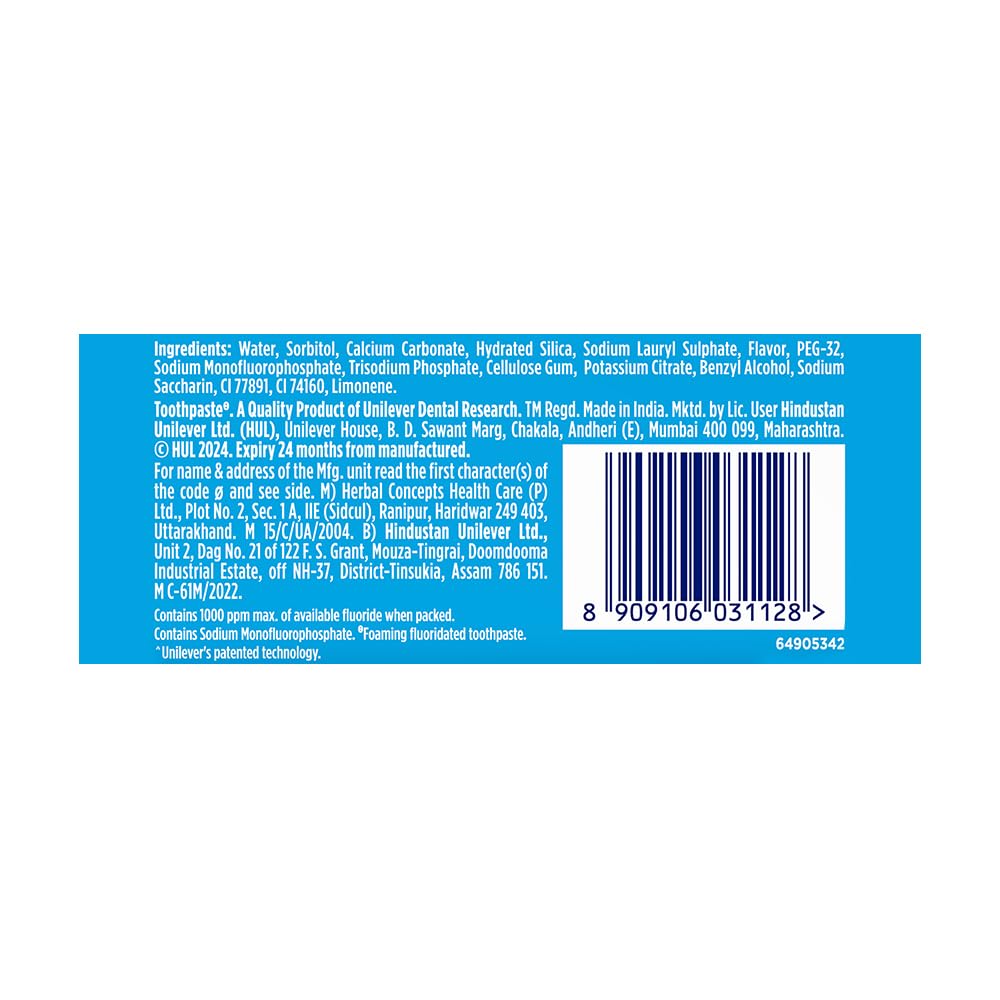 Pepsodent 2-in-1 Toothpaste 80G ||First in India Paste + Gel formula || Helps prevent cavity + Freshens breath_150G