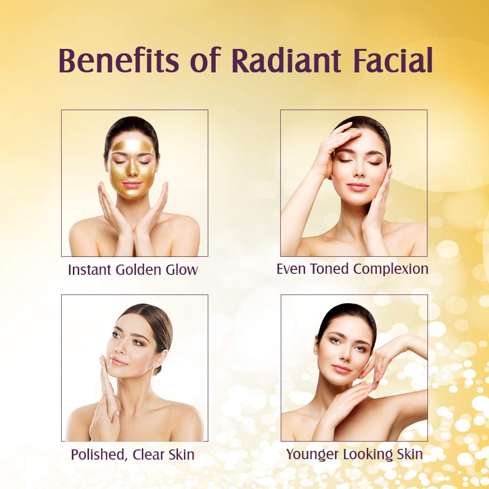 Lotus Herbals Radiant Gold Cellular Glow Facial Kit - 37 gms