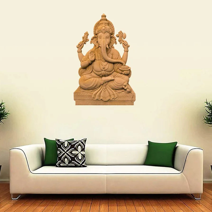 Rangoli Vinyl Wall Sticker Self-Adhesive Wall Decor Parent 2 Design-3
