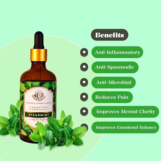 Enhanced Essentials Luxurious Spearmint Essential Oil - 100 ml