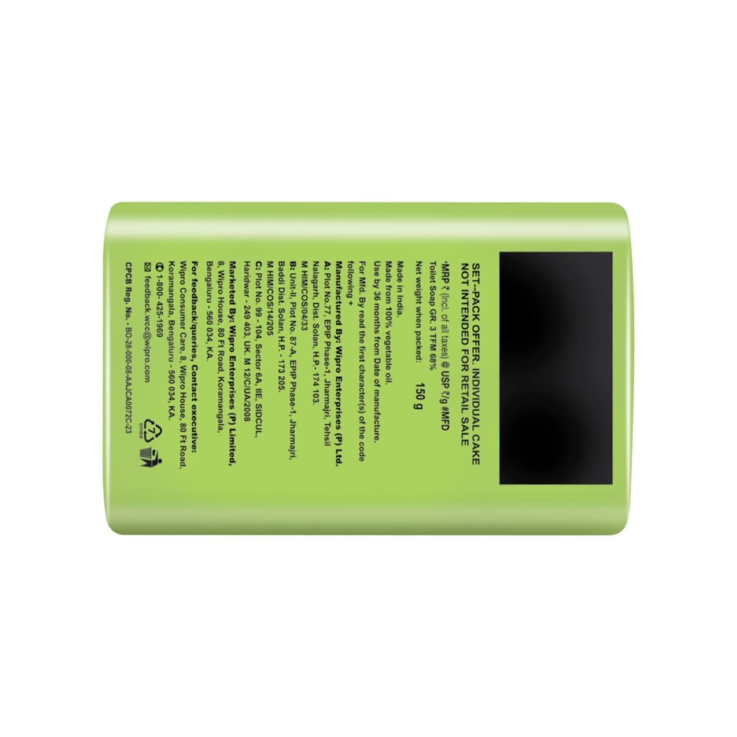 JO Lime Fresh Soap (Pack of 8), 150 gram