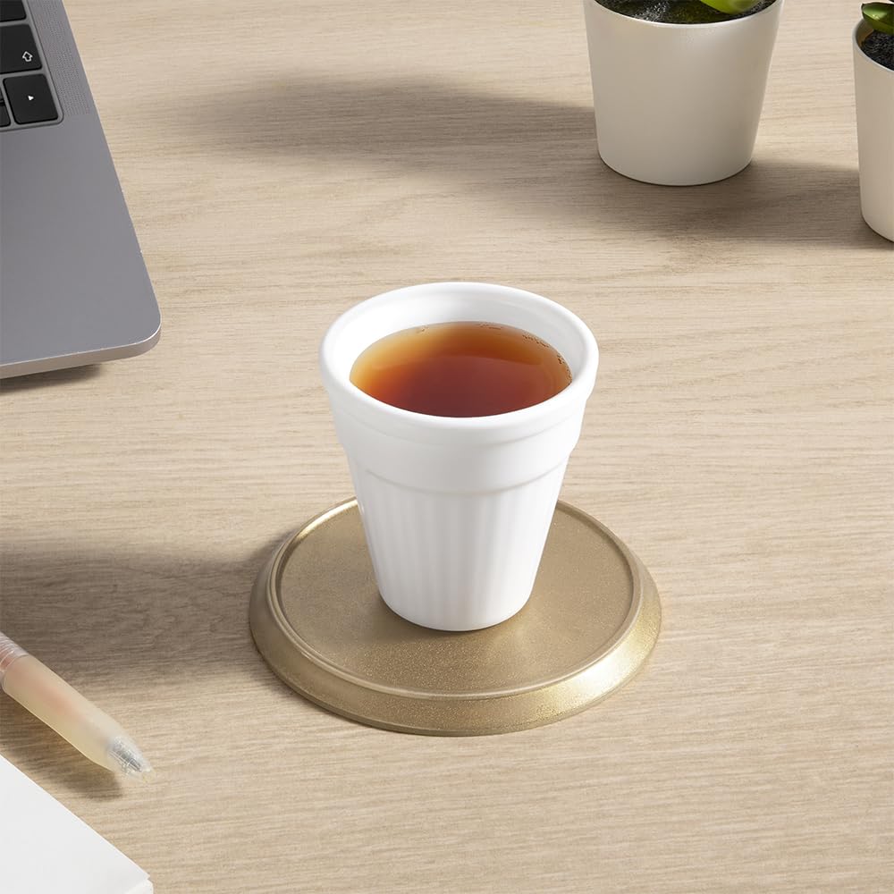 Larah by Borosil 6 Pcs Tea/coffee Opalware Kulhad Set | 100 Ml Each