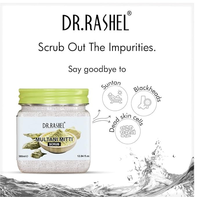 Dr.Rashel Multani Mitti Scrub For Face & Body - 380 ml