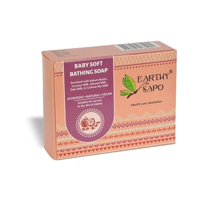 Earthy Sapo Handmade Baby Soft Bathing Soap for Babies - 100 gms