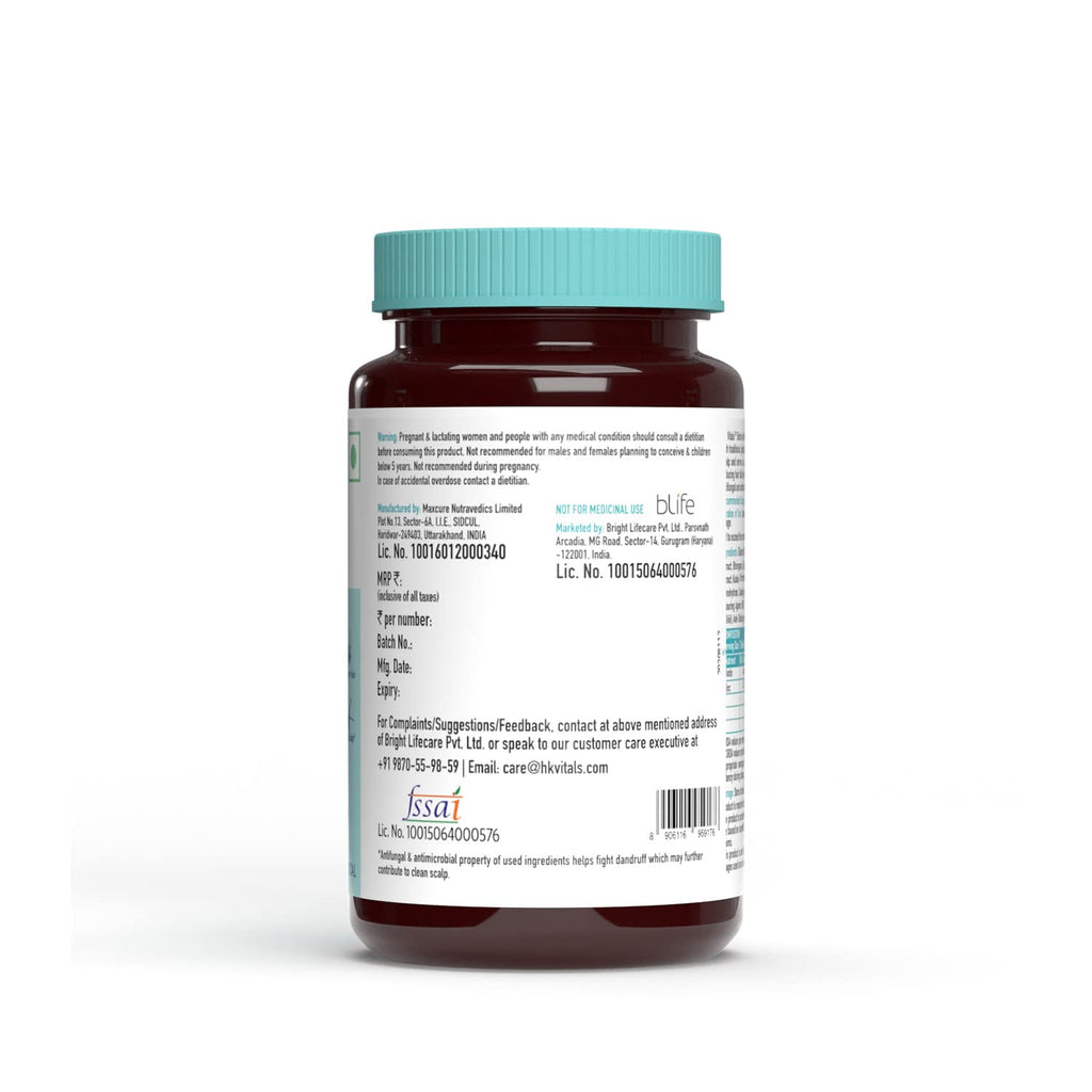 Healthkart Hk Vitals Biotin With Neem + Biotin Shampoo & Hair Tonic Combo
