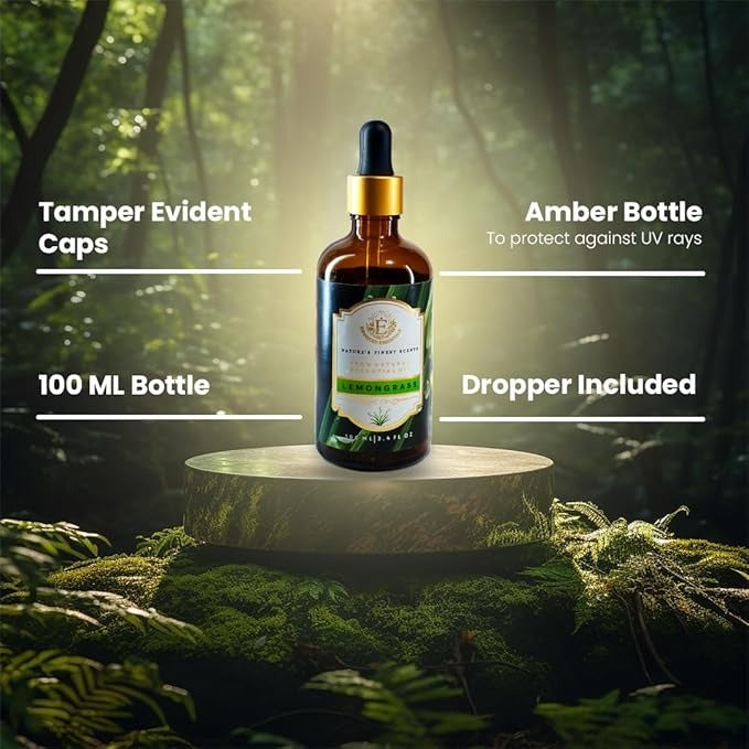 Enhanced Essentials Luxurious Lemongrass Essential Oil - 100 ml