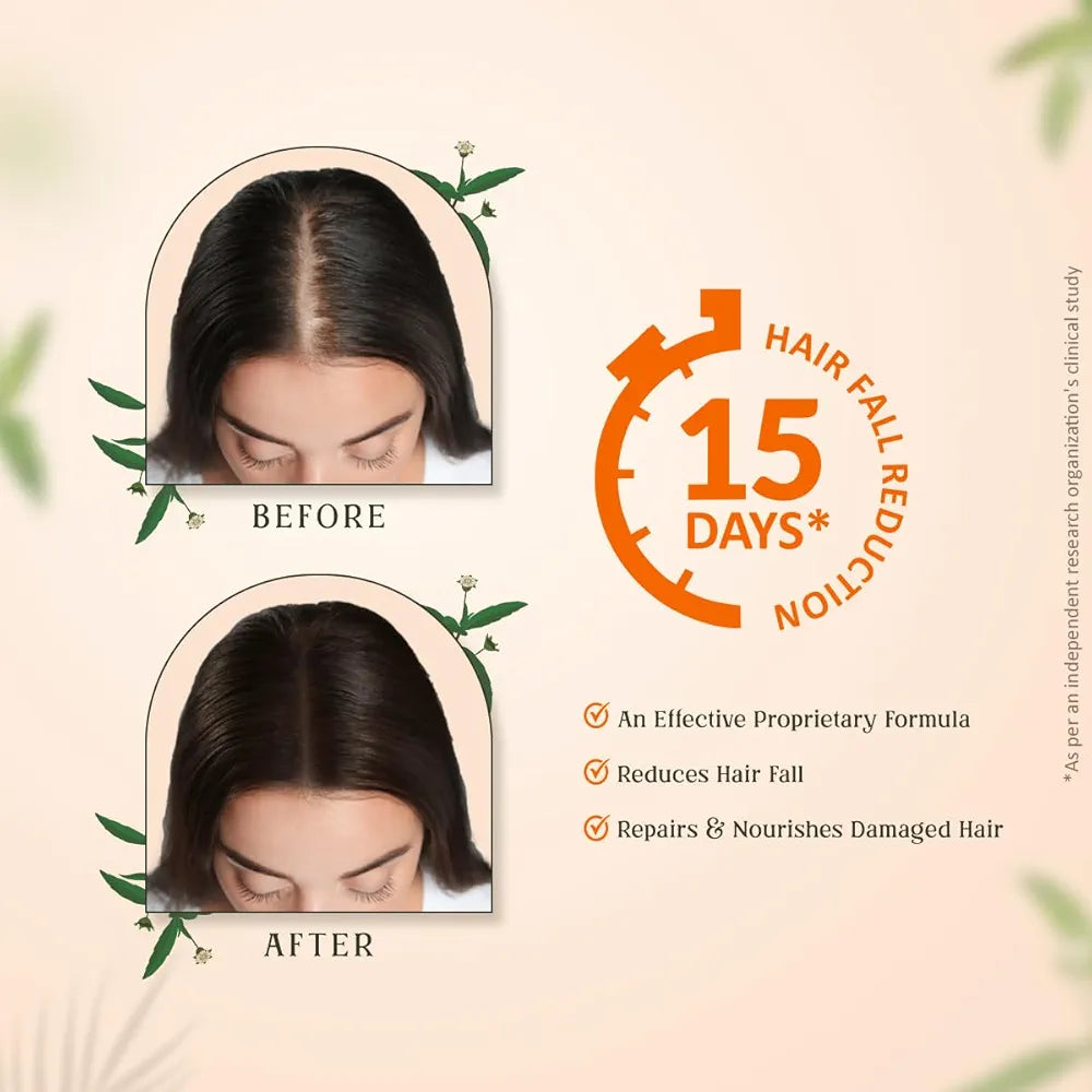 Trichup Hair Fall Control Herbal Shampoo Enriched Amla, Licorice & Bhringaraj - Help to Reduce Hair Fall & Thinning Hair