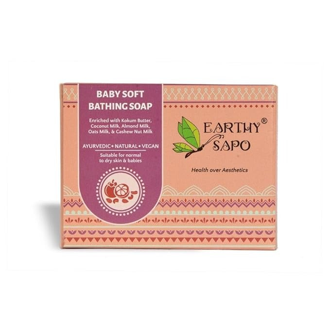 Earthy Sapo Handmade Baby Soft Bathing Soap - 100 gms