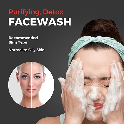 Prisa Organics Activated Charcoal Purifying Face Wash - 100 ml