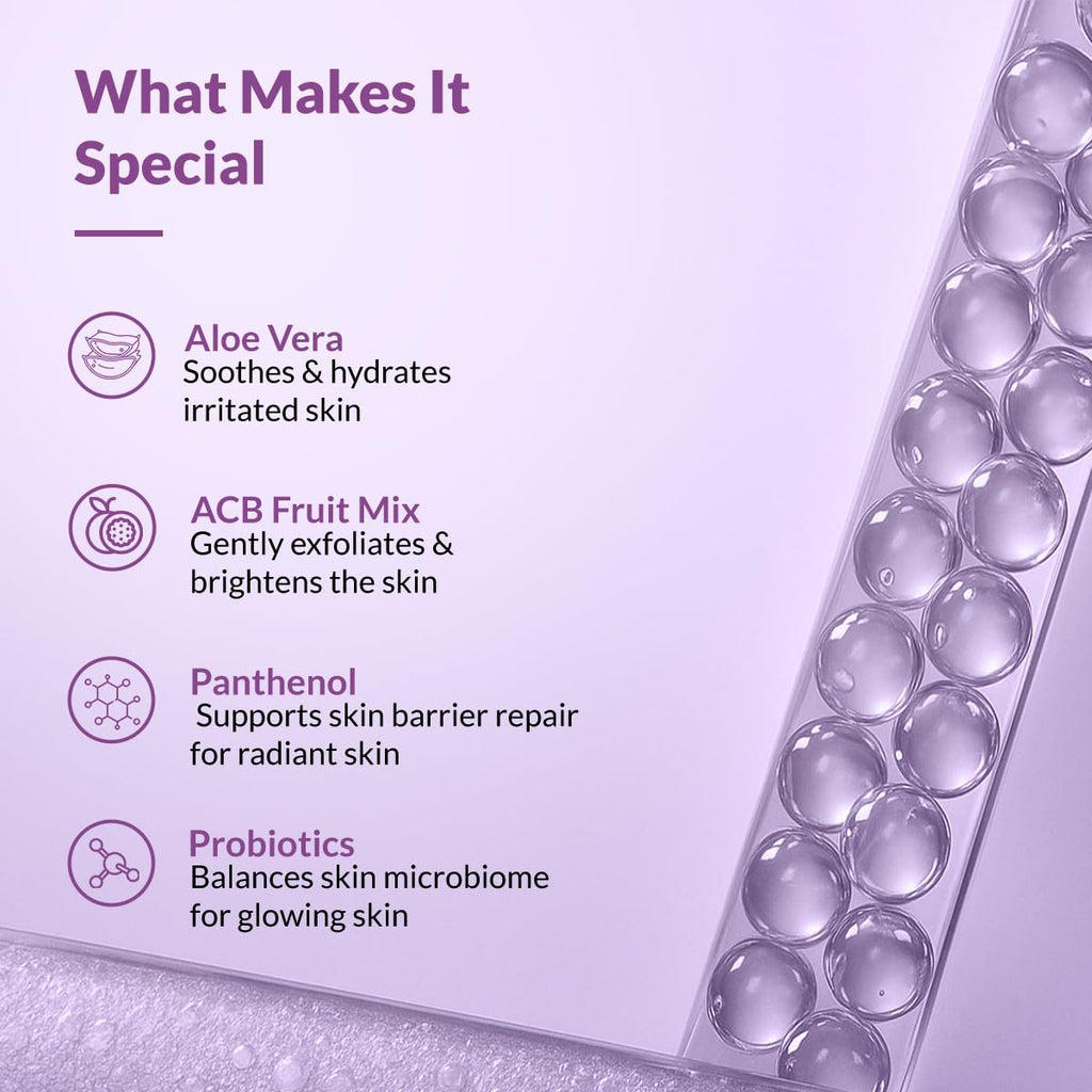 Fixderma Dewrav Brightening & Oil-Free Face Moisturizer with Panthenol & ACB Fruit Mix | 24-Hour Hydration | Dermatologist Recommended for Women & Men - 50g