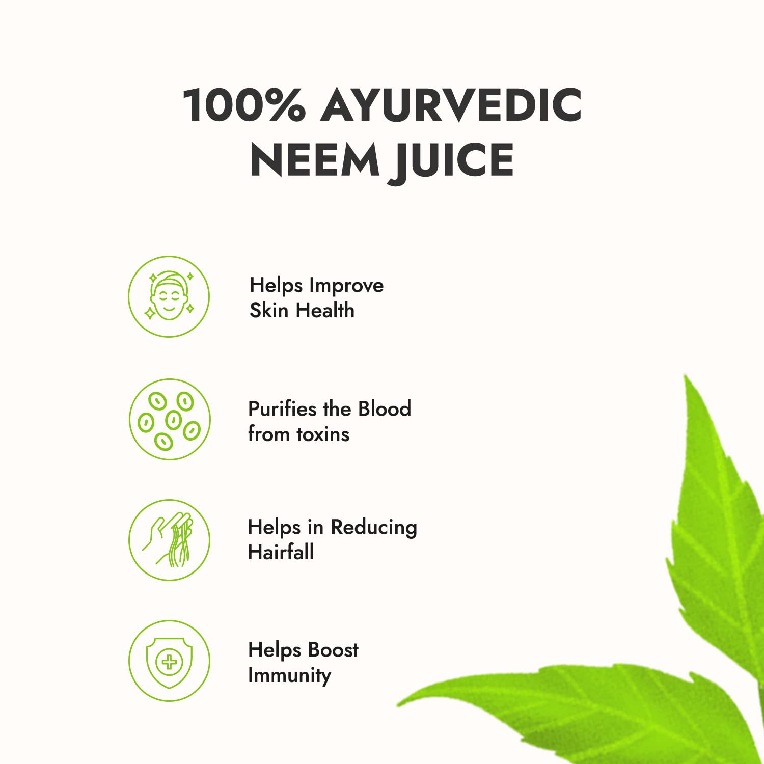 Kapiva Neem Juice | Made with Rajasthani Neem | Helps Boost Immunity and Fight Infections (1L)