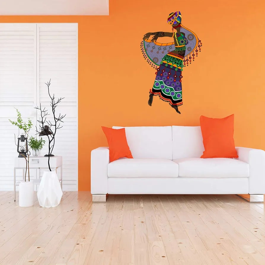 Rangoli Vinyl Wall Sticker Self-Adhesive Wall Decor Parent 5 Design-8
